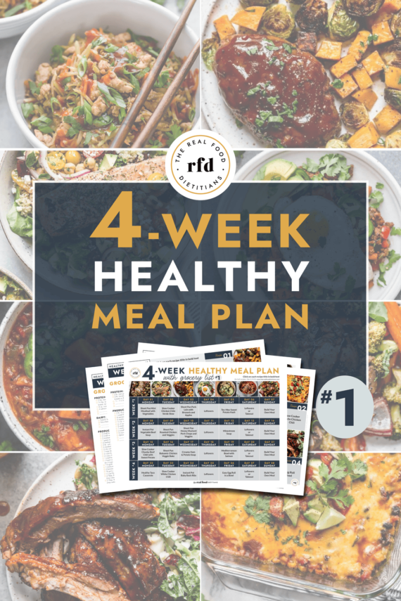 4-Week Healthy Meal Plan with Grocery List